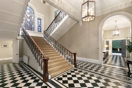 The staircase at 22 Lascelles Avenue, Toorak